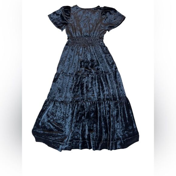 Anthropologie NWT The Somerset Max Black Dress Velvet Edition Size XS Petite - Picture 6 of 11